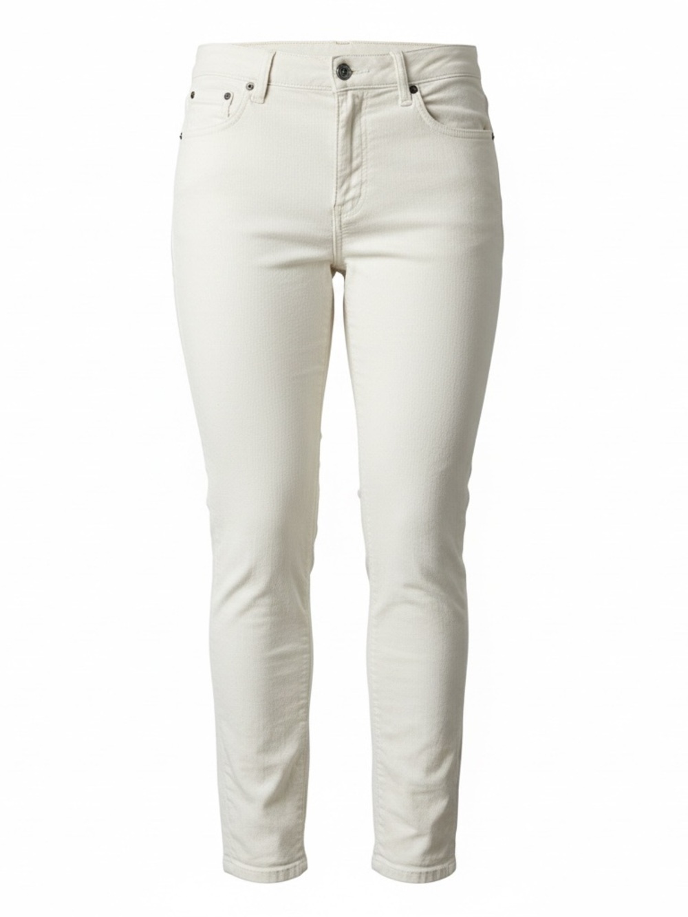 J. McLaughlin Women’s Skinny Jeans in Ivory. Size 4 5 Pocket